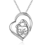 Load image into Gallery viewer, Zircon Heart Necklace
