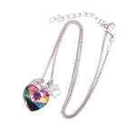 Load image into Gallery viewer, Rainbow Heart Necklace
