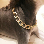 Load image into Gallery viewer, Thick Gold Chain Pets Safety Collar
