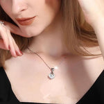 Load image into Gallery viewer, Twinkling Heart Waterdrop Stone Necklace
