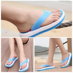 Load image into Gallery viewer, Women Soft Rainbow Flip-Flops Slippers
