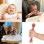 Load image into Gallery viewer, Baby Feeding Set Spoon and Fork( Set Of 3 )
