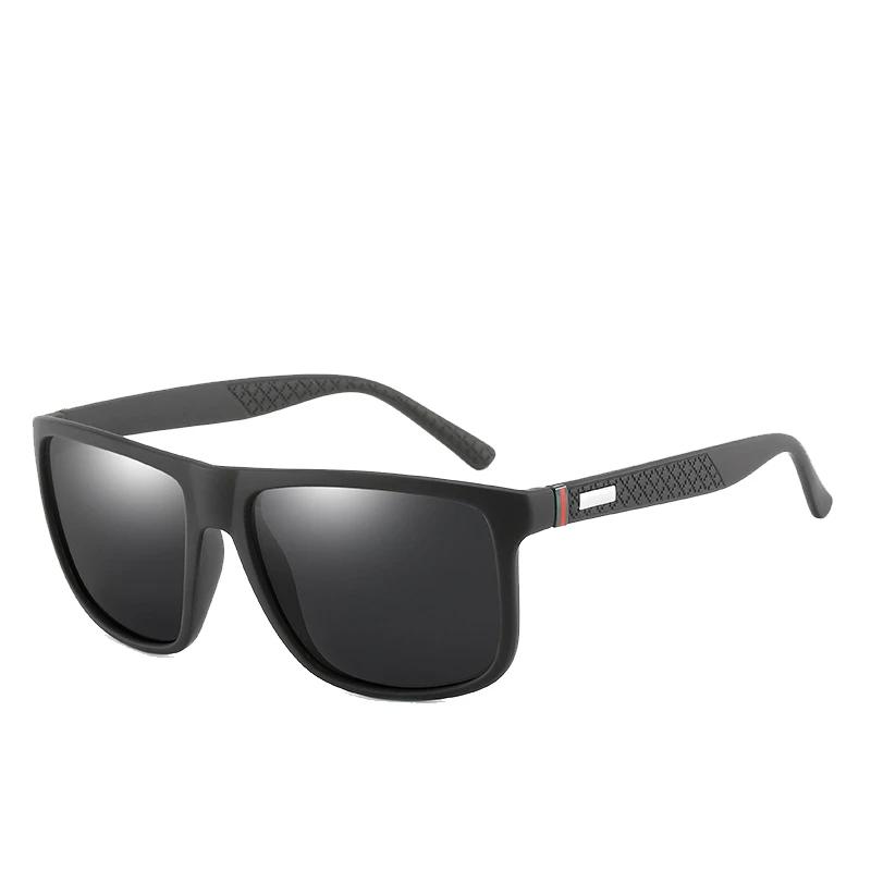 Black Frame Polarized Sunglasses