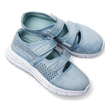 Load image into Gallery viewer, Breathable Mesh Hook Loop Flat Sneakers
