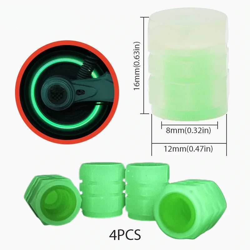💥Universal Fluorescent Tire Valve Caps (4 PCS/Set)💥