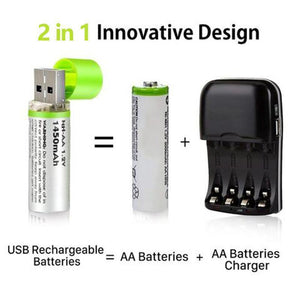 USB Rechargeable AA Batteries