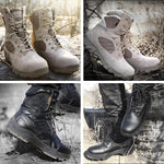 Load image into Gallery viewer, Army Male Desert Outdoor Hiking Boots Landing Tactical Military Shoes
