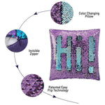 Load image into Gallery viewer, Hirundo Amazing Reversible Sequin Pillow, insert included
