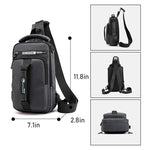 Load image into Gallery viewer, Waterproof Crossbody Bag for Men
