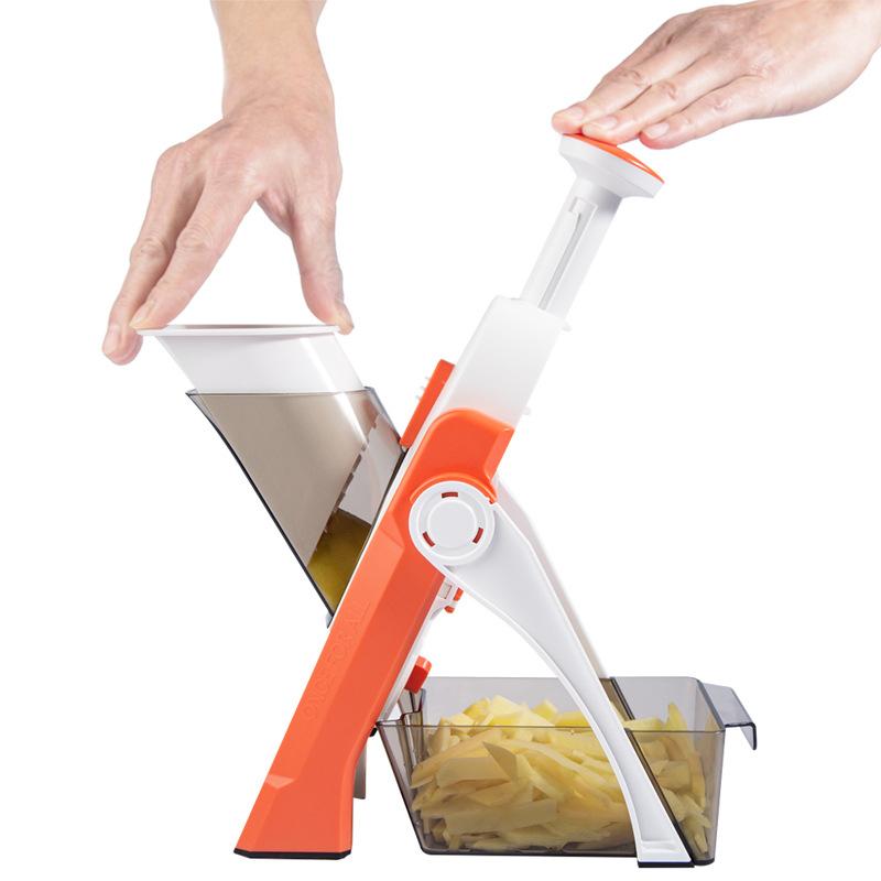 🎉 New Year Promotion-50% OFF🎉 Adjustable Safe Vegetable Slicer