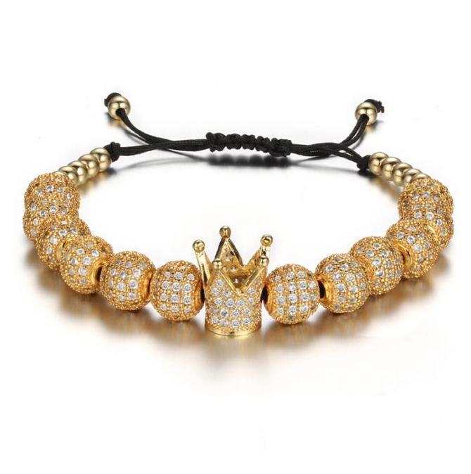 King & Queen Luxury Charm Bracelets, Perfect Gifts