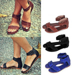 Load image into Gallery viewer, Women Sandals Fashion Flat Roman Shoes
