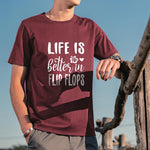 Load image into Gallery viewer, Life Is Better In Flip Flops T-shirt
