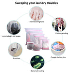 Load image into Gallery viewer, Wash Bags Set of 7 Mesh Lingerie Laundry Bags with Zipper
