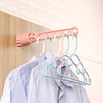 Load image into Gallery viewer, Folding Wall Mount Clothes Hanger
