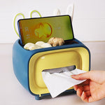 Load image into Gallery viewer, New multifunctional creative cute magnetic plastic tissue box
