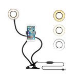 Load image into Gallery viewer, Flexible Selfie Phone Ring Light
