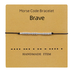 Load image into Gallery viewer, Morse Code Couple Bracelet
