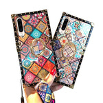 Load image into Gallery viewer, Bohemian Retro Crystal Bracket Phone Case for iPhone
