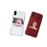 Load image into Gallery viewer, The Girl Silicone iPhone Case
