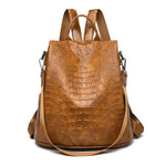 Load image into Gallery viewer, Women Fashion Soft Leather Backpack
