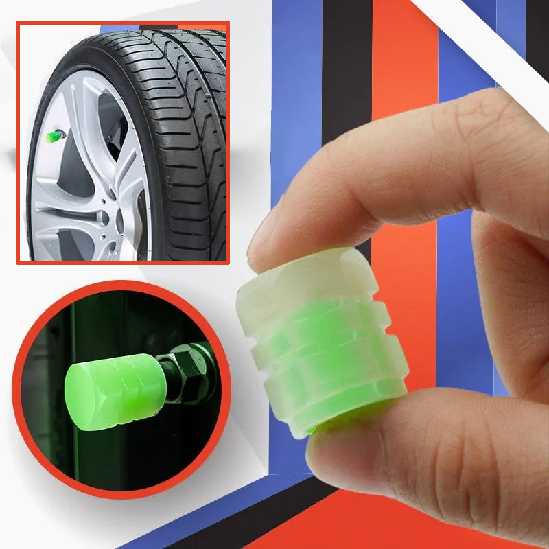 💥Universal Fluorescent Tire Valve Caps (4 PCS/Set)💥