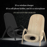 Load image into Gallery viewer, Multi-function Chair Shape Loudspeaker &amp; Wireless Fast Charging
