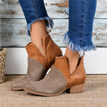 Load image into Gallery viewer, Women Patchwork Ankle Boots
