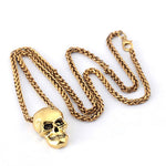 Load image into Gallery viewer, Halloween Punk Gothic Skull Head Pendant Necklace
