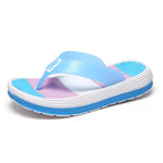 Load image into Gallery viewer, Women Soft Rainbow Flip-Flops Slippers
