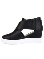 Load image into Gallery viewer, Women Spring Cut Out Ankle Boots Wedge Sneakers Plus Size Shoes
