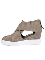 Load image into Gallery viewer, Women Spring Cut Out Ankle Boots Wedge Sneakers Plus Size Shoes
