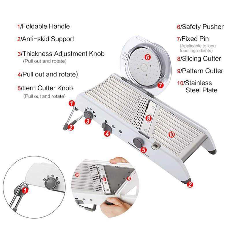 Multi-function vegetable slicer