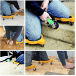 Load image into Gallery viewer, Flooring Knee Silicone pads With Wheels
