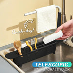 Load image into Gallery viewer, Updated Multifunctional Telescopic Sink Storage Rack
