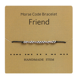 Load image into Gallery viewer, Morse Code Couple Bracelet
