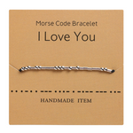 Load image into Gallery viewer, Morse Code Couple Bracelet
