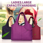 Load image into Gallery viewer, Ladies Large Capacity Handbag, Nylon Waterproof Shoulder Bag
