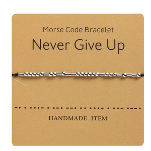 Morse Code Couple Bracelet