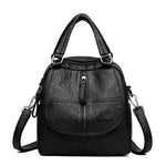 Load image into Gallery viewer, Fashion Leather Multipurpose Backpack Shoulder Handbag
