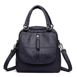 Load image into Gallery viewer, Fashion Leather Multipurpose Backpack Shoulder Handbag
