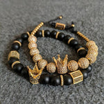 Load image into Gallery viewer, King &amp; Queen Luxury Charm Bracelets, Perfect Gifts
