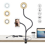 Load image into Gallery viewer, Flexible Selfie Phone Ring Light
