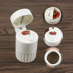 Load image into Gallery viewer, 2 In 1 Portable Pill Cutter Storage Container
